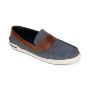 Unlisted by Kenneth Cole Men's Un-Anchor Boat Shoes - Blue - NIB, Size 8.5